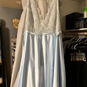 Size 26 Light Blue Bridesmaid Dress